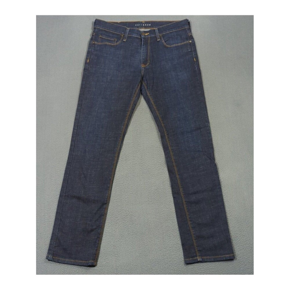 Mott & Bow Jeans Men's 32x32 Blue Slim Crosby Denim